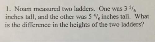 What is the difference in the heights of the two ladders