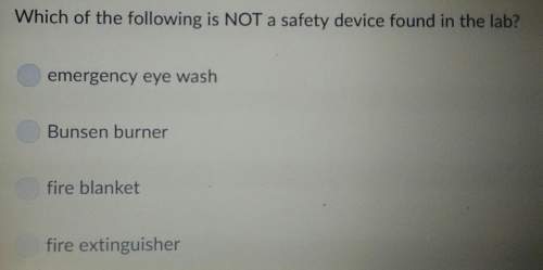 Which of the following is not a safety device found in the lab?