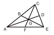 If g is the centroid of the triangle, and cg=4x + 5 and cf=9x, find the value of x. use an equation