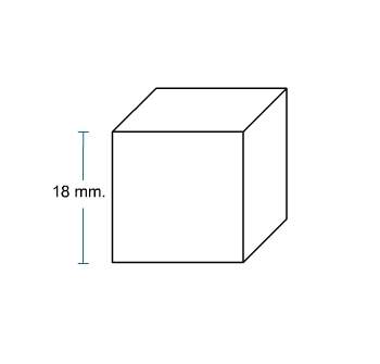 What is the volume of the cube?  a. 1944 mm3&lt;