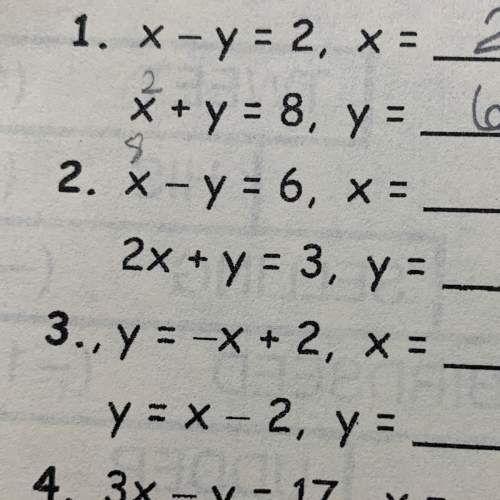 X- y = 6, x = 2x + y = 3, y = solve the system of equation