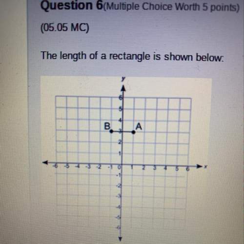 The length of a rectangle is shown below:  if the area of the rectangle to be drawn is 1