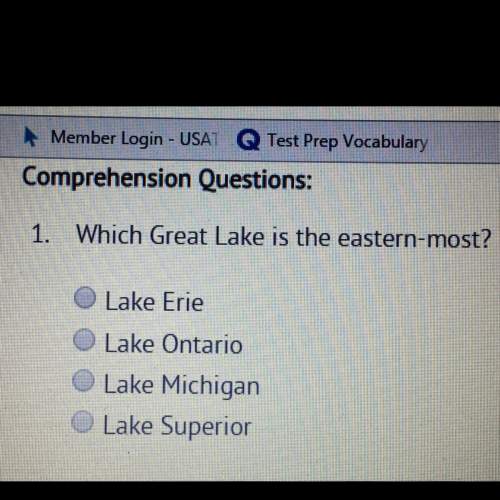 Which of the great lakes is the eastern-most