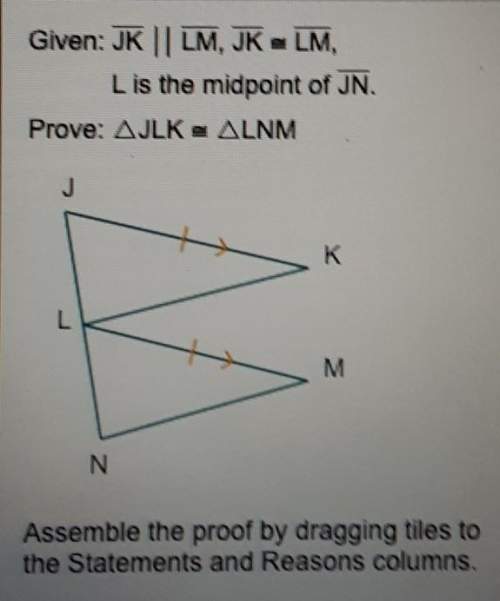 (math)geometry, e2020: using the sas congruence theorem given: lines jk an