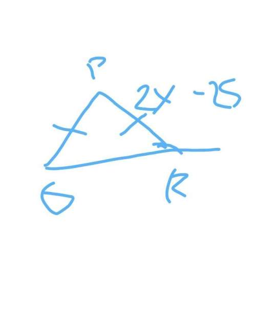 5. the figure qpr is an isosceles triangle. if angle qpr = 55°, find the value of x.2x - 25"&lt;