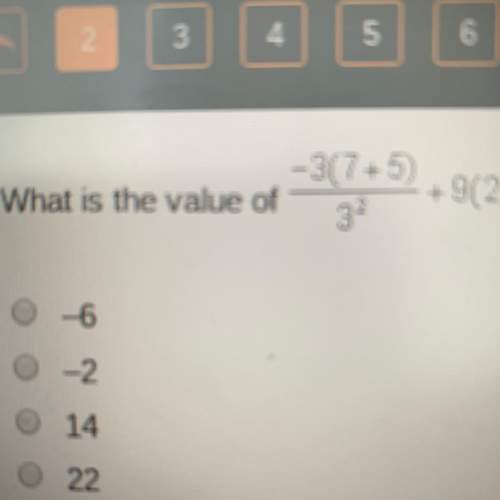 3(7+5) what is the value of 22 9(2)?