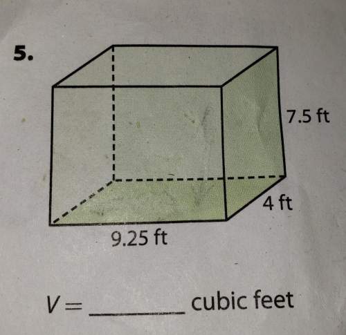 Find the volume of the prism show work