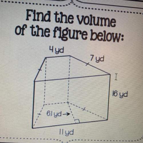 Find volume and explain. answer asap.