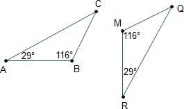 What additional information could be used to prove that the triangles are congruent using aas? chec