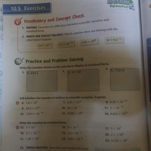 2-5 ! explain how you got the answers too! i more want to understand the math than get the answe