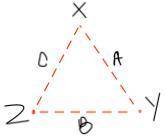 PLEASE HELPP

In Triangle XYZ, A is the midpoint of XY, B is the midpoint of YZ, and C is the midpoi