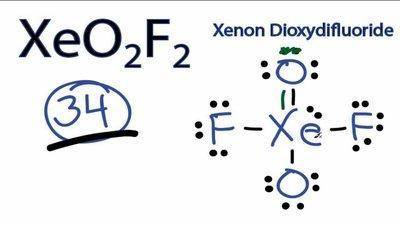 Select the lewis structure for xeo2f2 which correctly minimizes formal charges.