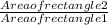 \frac{Area of rectangle 2}{Area of rectangle 1}