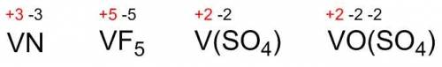 Bilangan oksidasi vanadium paling tinggi terdapat dalam senyawa..  a. vnb. vf5c. vcl3  d. vso4e. vos
