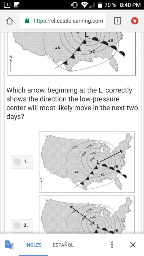 The air mass over memphis, tennessee, most likely originated in