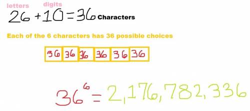 You must create a 6-character password using the letters a-z and the numbers 0-9. characters may be 