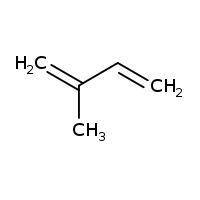 8. Draw the structural formula for isoprene (the building block of rubber). It should satisfy the mo