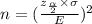 n=(\frac{z_{\frac{\alpha}{2}}\times \sigma}{E})^2