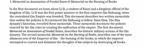 Which enduring issue is evident in the Memorial on Annexation of Feudal States excerpt and Memorial