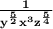 \mathbf{\frac{1}{y^{\frac{5}{2} }x^3z^{\frac{5}{4} }}}