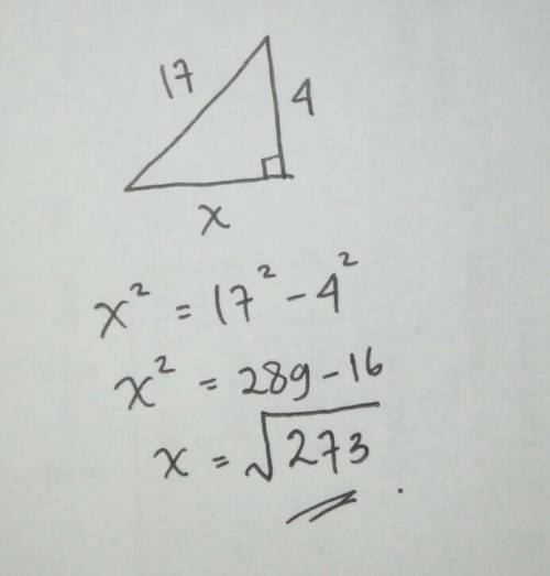 7. Solve for:
17
4
X