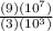\frac{(9)(10^{7}) }{(3)(10^{3}) }