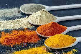 A recipe calls for the following spices: 18 teaspoon of turmeric, 18 teaspoon of ginger, and 14 teas