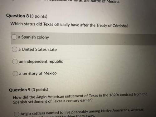 Which status did texas officially have after the treaty of córdoba