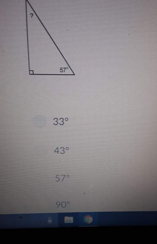 What is the measure of the missing angle