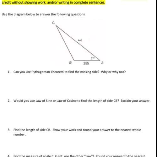 Can you use pythagorean theorem to find the missing side? why or why not?