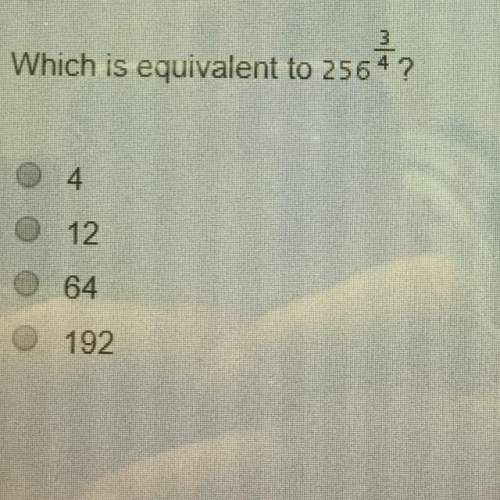 Which is equivalent to 2564 3/4^