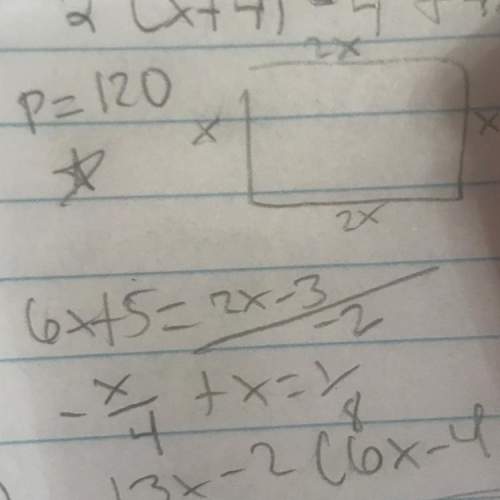 Perimeter =200 the rectangle lengths are 2x and x how do i do this problem