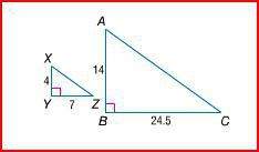 Determine whether the figures are similar. if so, determine the scale factor.  a.