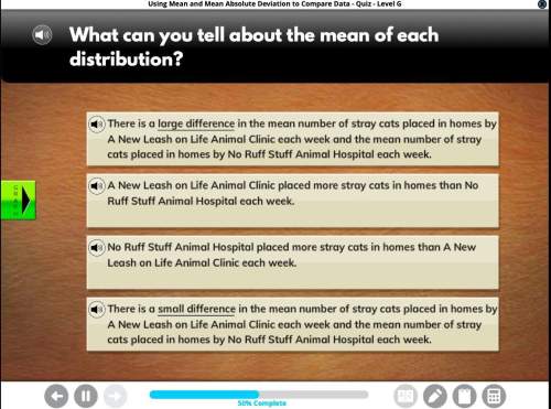What can you tell about the mean of each distribution? plz hurry i need