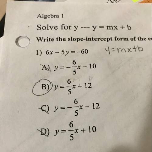 Can someone show the work for this? and confirm if the answer is correct