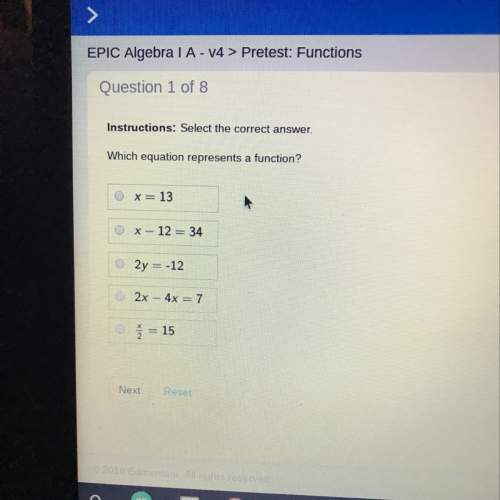 Which equation represents a function