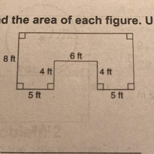 Find the area of the figure use 3.14 for pie