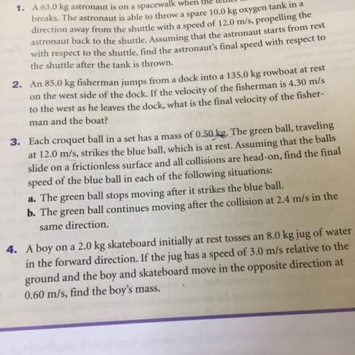 How do you answer number 3 a and b?
