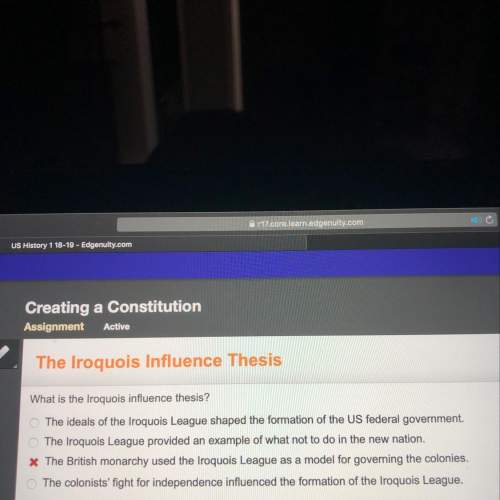What is the iroquois influence thesis