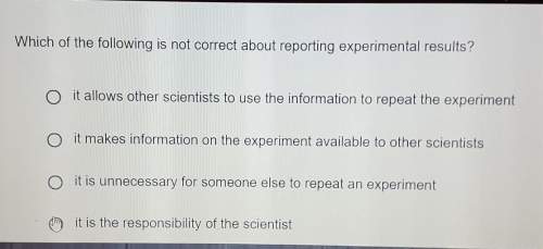Which of the following is not correct about reporting experimental results? need answer