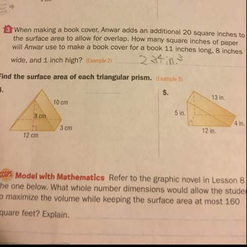 Does anyone know the surface areas of these 2 triangular prisms?