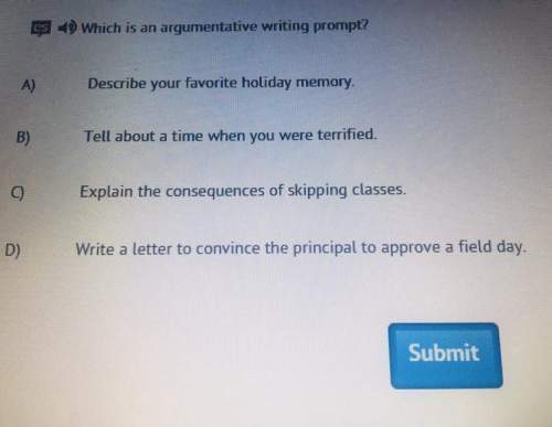 Which is an argumentative writing prompt?