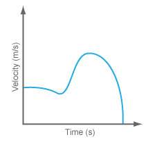 The graph below shows the velocity of a car over time. how would you find the displaceme