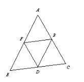1. points b, d, and f are midpoints of the sides of △ace. ec = 38 and df = 16. find ac. the diagram