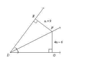 1. points b, d, and f are midpoints of the sides of △ace. ec = 38 and df = 16. find ac. the diagram