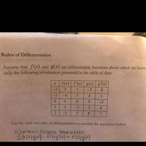 What is g’(x)? calculus derivative