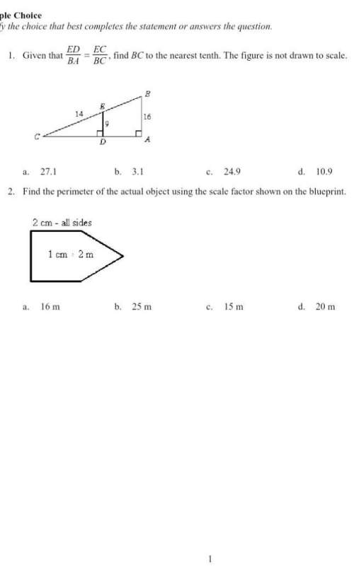Similar triangles geometry worksheet 1-2( due friday pls and pls show work )