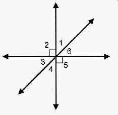 Which angle must be complementary to angle 3?  &lt; 2 &lt; 4 &lt;