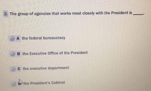 The group of agencies that works most closely with the president is