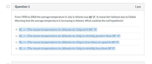 From 1900 to 2000 the average temperature in july in atlanta was latex: 90^\circ f90 ∘ f. a researc